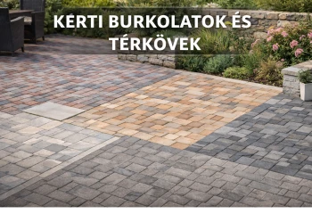 KERTI BURKOLATOK ÉS TÉRKÖVEK - Réti Tüzép